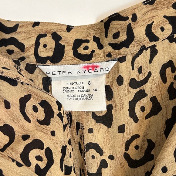 Silk leopard print skirt - Picture 3 of 4